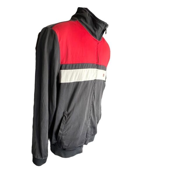 Travis Mathew Mens Nylon Blend Zip Up Golf Activewear Jacket Black Medium Jog - Picture 4 of 11